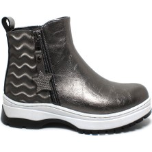 İnci Moda Sıcak Astar Trekking Kaymaz Taban Çok Rahat Çok Hafif Platin Çocuk Bot