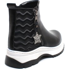 İnci Moda Sıcak Astar Trekking Kaymaz Taban Çok Rahat Çok Hafif Platin Çocuk Bot