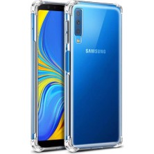 Kılıfist Samsung Galaxy A50 Kılıf Kenar Korumalı Şeffaf Antişok Silikon
