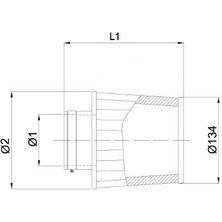 Bmc Açık Hava Filtresi 90MM Giriş 140MM Uzunluk