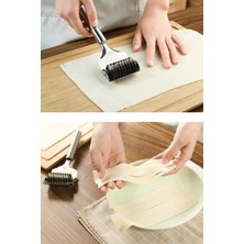 Kitchen Store Kitchen Store Paslanmaz Çelik Erişte Makinesi - Sarımsak Ezici - Hamur Kesici
