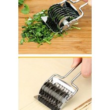 Kitchen Store Kitchen Store Paslanmaz Çelik Erişte Makinesi - Sarımsak Ezici - Hamur Kesici