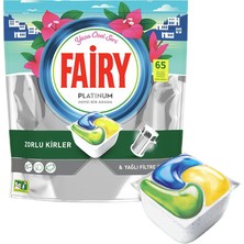 Fairy Platinum Yaza Özel Seri Bulaşık Makinası Deterjanı Tableti / Kapsülü 3 x 65 Kapsül