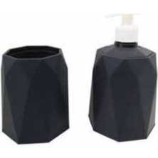 Elif Geo 2'li Lavabo Takımı Antrasit