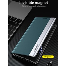 Eabhulie Samsung Galaxy S21 Ultra 5g Için Ince Flip Deri Manyetik Kılıf (Yurt Dışından)