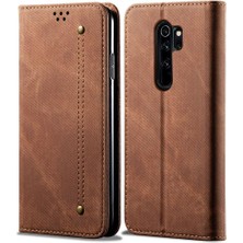 Eabhulie Xiaomi Redmi Note 8 Pro Için Retro Deri Flip Standlı Kılıf (Yurt Dışından)