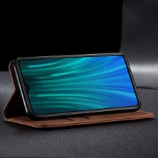 Eabhulie Xiaomi Redmi Note 8 Pro Için Retro Deri Flip Standlı Kılıf (Yurt Dışından)