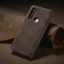 Eabhulie Xiaomi Redmi Note 8 Için Retro Pu Deri Tpu Kart Bölmeli Manyetik Flip Standlı Kılıf (Yurt Dışından)