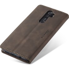 Eabhulie Xiaomi Redmi Note 8 Pro Için Retro Pu Deri Tpu Kart Bölmeli Manyetik Flip Standlı Kılıf (Yurt Dışından)