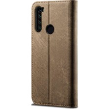 Eabhulie Xiaomi Redmi Note 8 Için Retro Deri Flip Standlı Kılıf (Yurt Dışından)