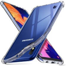 Eabhulie Samsung Galaxy A10 Için Kenarları Korumalı Tpu Bumper Shockproof Şeffaf Kılıf (Yurt Dışından)