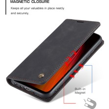 Eabhulie Xiaomi Redmi Note 8 Için Retro Pu Deri Tpu Kart Bölmeli Manyetik Flip Standlı Kılıf (Yurt Dışından)