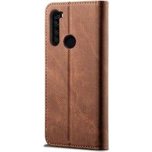 Eabhulie Xiaomi Redmi Note 8 Için Retro Deri Flip Standlı Kılıf (Yurt Dışından)