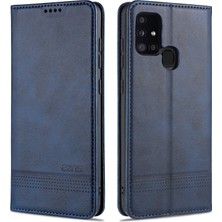 Eabhulie Samsung Galaxy A21S Için Flip Manyetik Tpu Standlı Kılıf (Yurt Dışından)