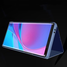 Eabhulie Xiaomi Poco X3 Nfc Için Aynalı Pu Deri Standlı Kılıf (Yurt Dışından)