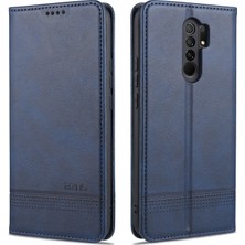 Eabhulie Xiaomi Redmi 9 Için Flip Manyetik Tpu Standlı Kılıf (Yurt Dışından)