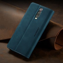 Eabhulie Xiaomi Mi 9t Için Retro Pu Deri Tpu Manyetik Flip Standlı Kılıf (Yurt Dışından)