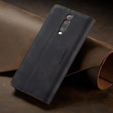 Eabhulie Xiaomi Mi 9t Için Retro Pu Deri Tpu Manyetik Flip Standlı Kılıf (Yurt Dışından)