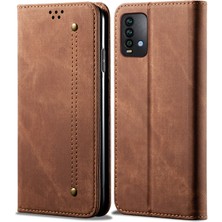 Eabhulie Xiaomi Redmi 9t / Redmi 9 Power Için Retro Deri Flip Cüzdan Standlı Kılıf (Yurt Dışından)