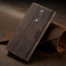 Eabhulie Xiaomi Mi 9t Için Retro Pu Deri Tpu Manyetik Flip Standlı Kılıf (Yurt Dışından)