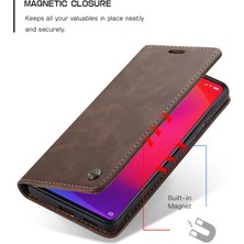 Eabhulie Xiaomi Mi 9t Için Retro Pu Deri Tpu Manyetik Flip Standlı Kılıf (Yurt Dışından)