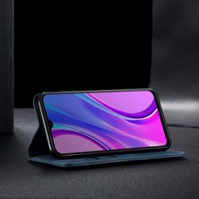 Eabhulie Xiaomi Redmi 9 Için Retro Deri Flip Cüzdan Standlı Kılıf (Yurt Dışından)