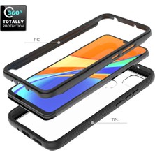 Eabhulie Xiaomi Redmi 9c Için Çift Katmanlı Şeffaf Bumper Shockproof Tam Koruma Kılıf (Yurt Dışından)