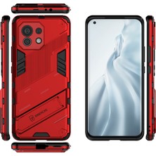 Eabhulie Xiaomi Mi 11 Için Standlı Ince Sert Pc Tpu Düşme Önleyici Koruyucu Kılıf (Yurt Dışından)