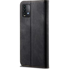 Eabhulie Xiaomi Redmi 9t / Redmi 9 Power Için Retro Deri Flip Cüzdan Standlı Kılıf (Yurt Dışından)