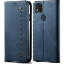 Eabhulie Xiaomi Redmi 9c Için Retro Deri Flip Cüzdan Standlı Kılıf (Yurt Dışından)