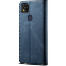 Eabhulie Xiaomi Redmi 9c Için Retro Deri Flip Cüzdan Standlı Kılıf (Yurt Dışından)