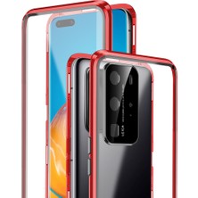 Eabhulie Huawei P40 Pro Için Manyetik Arkalı Önlü Tam Koruma Kamera Korumalı Temper Cam (Yurt Dışından)