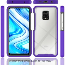 Eabhulie Xiaomi Redmi Note 9 Pro / 9s / 9 Pro Max Için Çift Katmanlı Şeffaf Bumper Shockproof Tam Koruma Kılıf (Yurt Dışından)