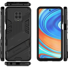 Eabhulie Redmi Note 9 Pro / 9s / 9 Pro Max Için Standlı Ince Sert Pc Tpu Düşme Önleyici Koruyucu Kılıf (Yurt Dışından)