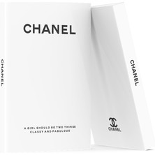 Dora Hobi Chanel Temalı Tarihsiz Ajanda Memobook Siyah - Beyaz 15 x 21 cm