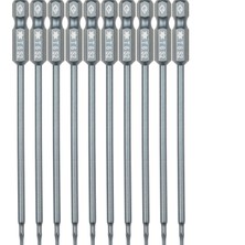 Mbw 10 Parçalı Güvenlik Torx Bit Seti 1/4 Inç Sürücü Kurcalamaya T6 (Yurt Dışından)
