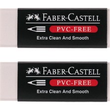 Faber-Castell Büyük Boy Silgi Beyaz 2'li