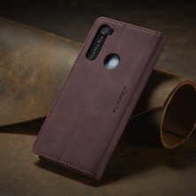 Eabhulie Xiaomi Redmi Note 8 Için Retro Pu Deri Tpu Kart Bölmeli Manyetik Flip Standlı Kılıf (Yurt Dışından)