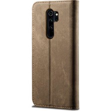 Eabhulie Xiaomi Redmi Note 8 Pro Için Retro Deri Flip Standlı Kılıf (Yurt Dışından)