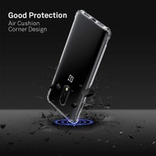 Eabhulie Oneplus 7 Için Kenarları Korumalı Tpu Bumper Shockproof Şeffaf Kılıf (Yurt Dışından)