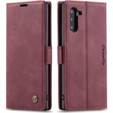 Eabhulie Samsung Galaxy Note 10 Için Retro Pu Deri Tpu Kart Bölmeli Manyetik Flip Standlı Kılıf (Yurt Dışından)