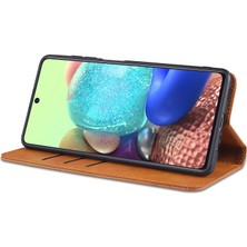 Eabhulie Samsung Galaxy A12 5g Için Flip Manyetik Tpu Standlı Kılıf (Yurt Dışından)