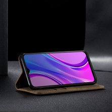 Eabhulie Xiaomi Redmi 9 Için Retro Deri Flip Cüzdan Standlı Kılıf (Yurt Dışından)