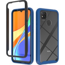 Eabhulie Xiaomi Redmi 9c Için Çift Katmanlı Şeffaf Bumper Shockproof Tam Koruma Kılıf (Yurt Dışından)