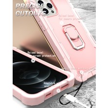 Eabhulie iPhone 12 Pro Max Için Shockproof Yerleşik Standlı Kılıf (Yurt Dışından)