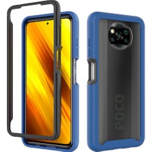 Eabhulie Xiaomi Poco X3 Nfc Için Çift Katmanlı Şeffaf Bumper Shockproof Tam Koruma Kılıf (Yurt Dışından)