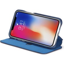 Eabhulie iPhone x / Xs Için Ince Flip Pu Deri Manyetik Standlı Shockproof Kılıf (Yurt Dışından)