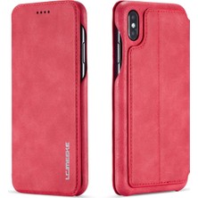 Eabhulie iPhone x / Xs Için Ince Flip Pu Deri Manyetik Standlı Shockproof Kılıf (Yurt Dışından)