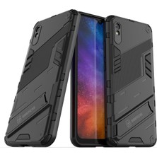 Eabhulie Redmi 9A Için Standlı Ince Sert Pc Tpu Düşme Önleyici Koruyucu Kılıf (Yurt Dışından)