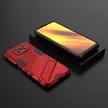 Eabhulie Xiaomi Poco X3 Nfc Için Standlı Ince Sert Pc Tpu Düşme Önleyici Koruyucu Kılıf (Yurt Dışından)